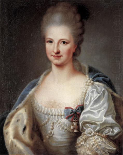 Portrait of Amalie of Zweibrucken-Birkenfeld, unknow artist